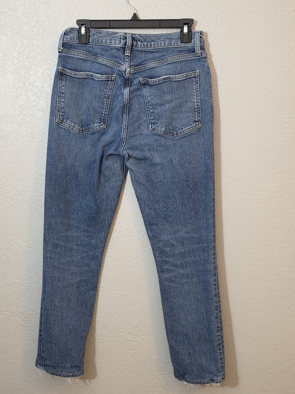 Agolde Willow Mid Rise Slim Straight Jeans Womens 27 Medium Wash (ALTERED) - Picture 5 of 14